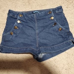 Denim shorts